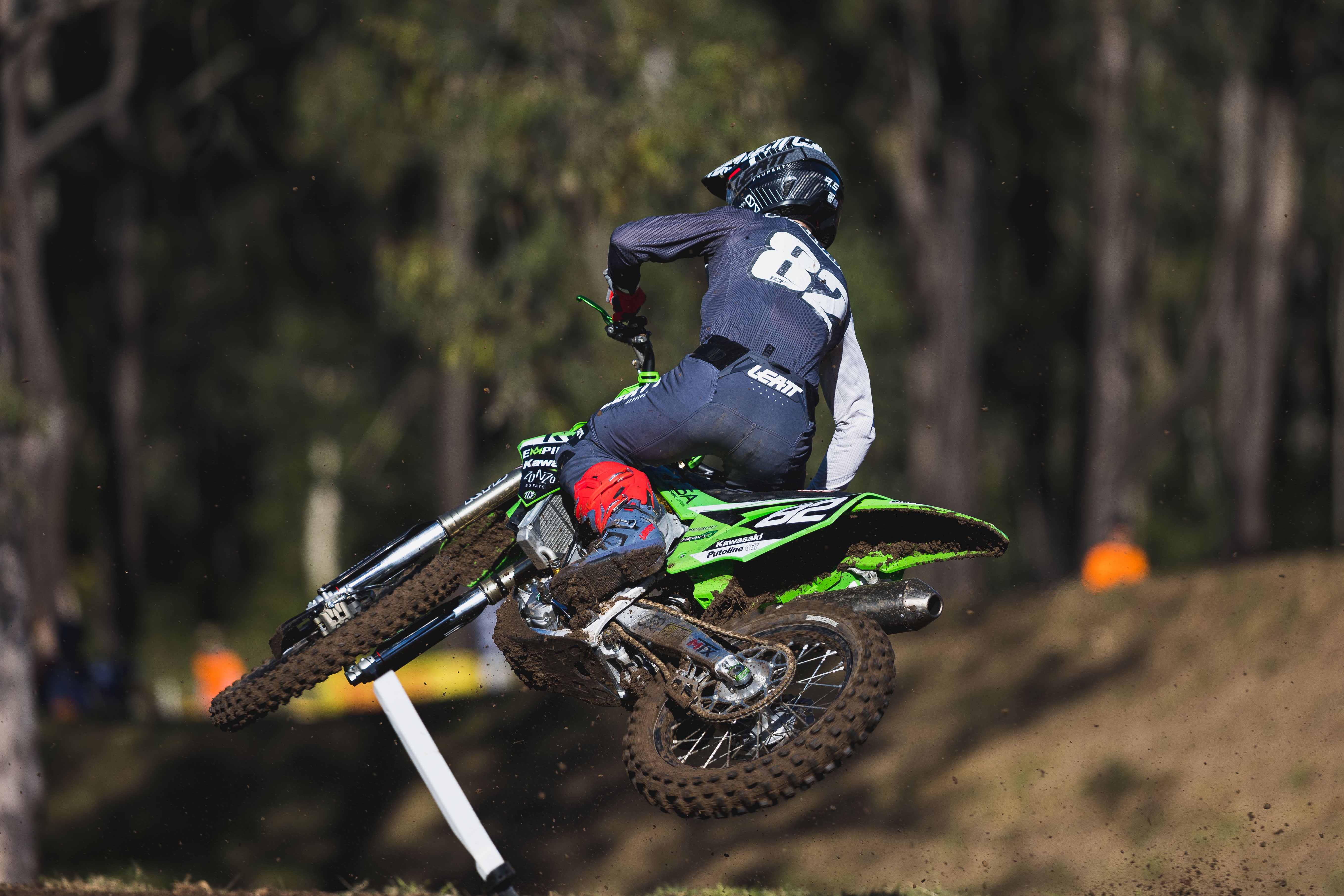 First ProMX victory for Empire Kawasaki as Williams charges to Maitland MX3 overall