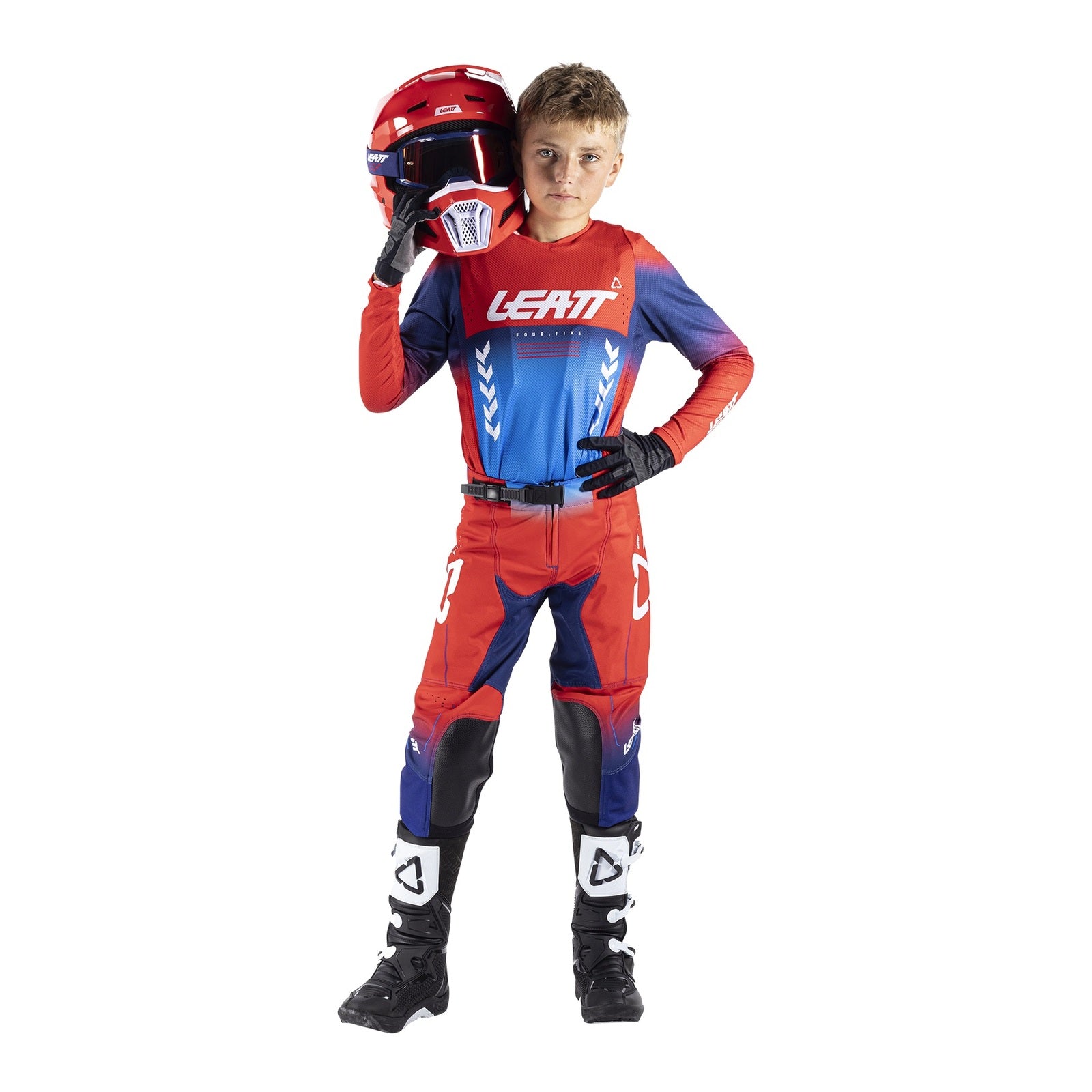 Leatt 2026 4.5 Junior Pant - Royal Blue / Red