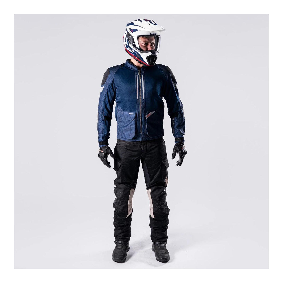 Leatt 4.5 ADV FlowTour Jacket - Midnight Blue (L/US42/EU52)