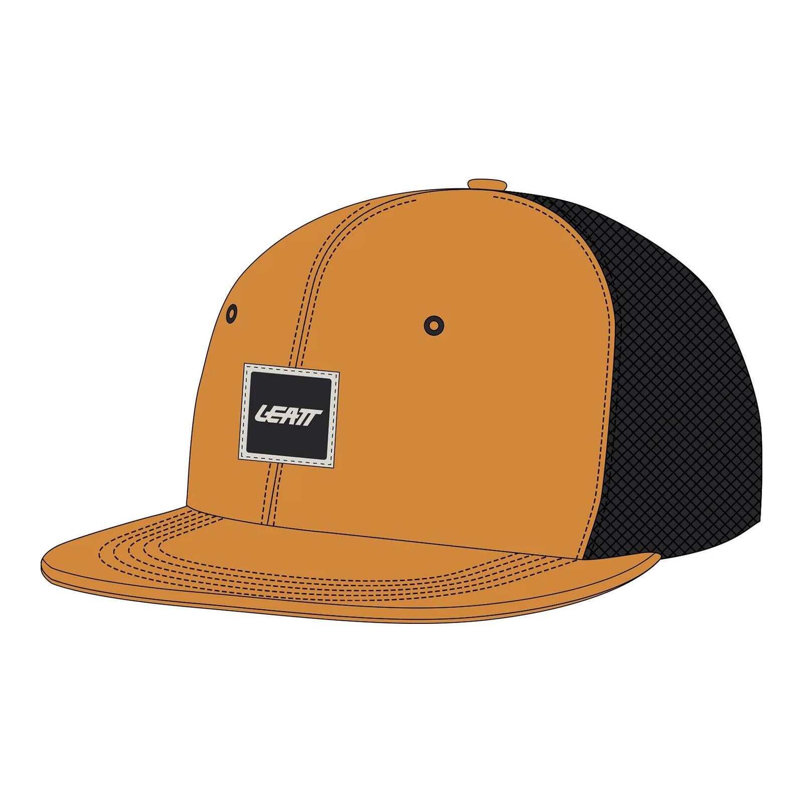 Leatt Tech Trucker Cap - Rusty Orange (S-XL)