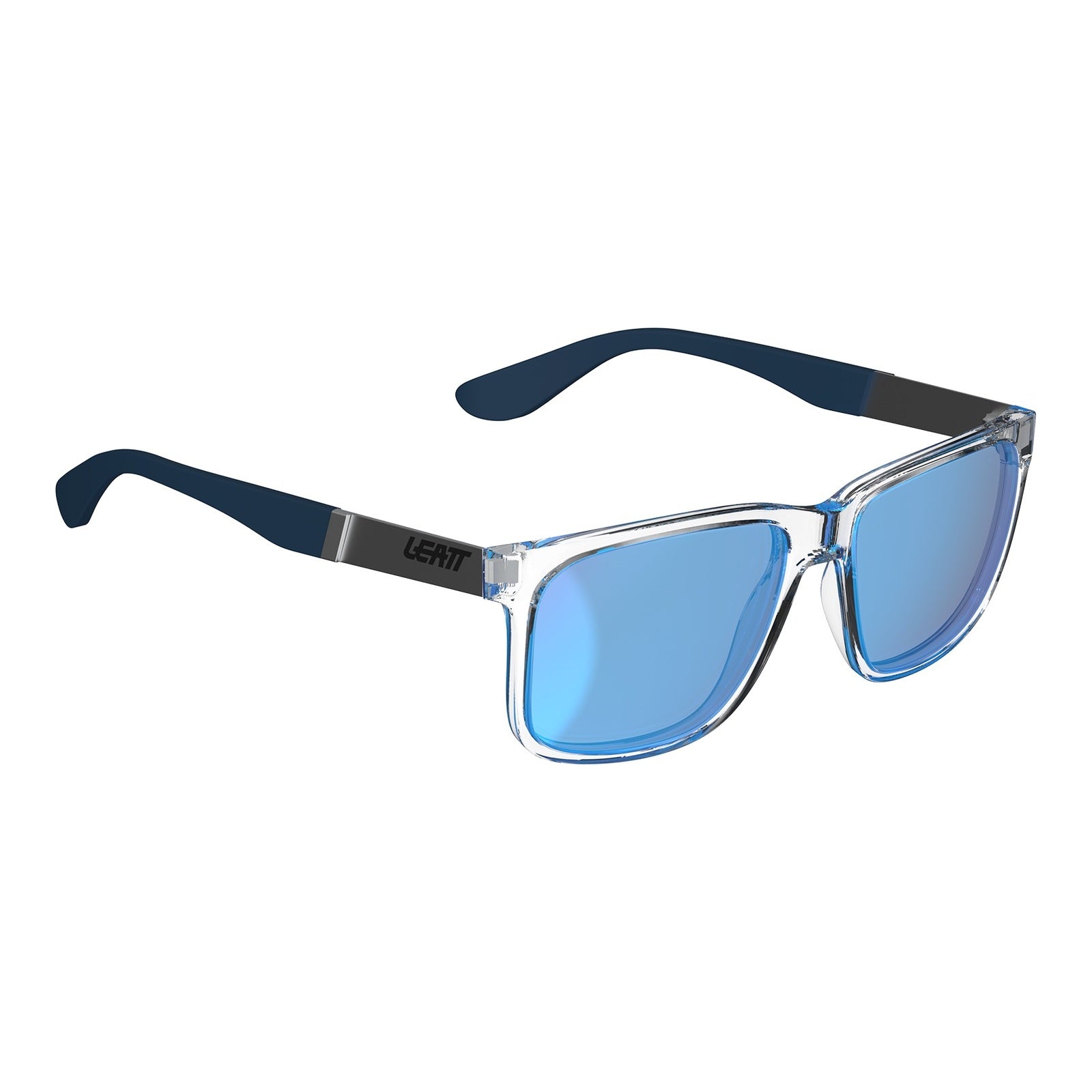 Leatt TheViz Sierra Sunglasses - Silver / Blue Polarized Blue 14 VLT