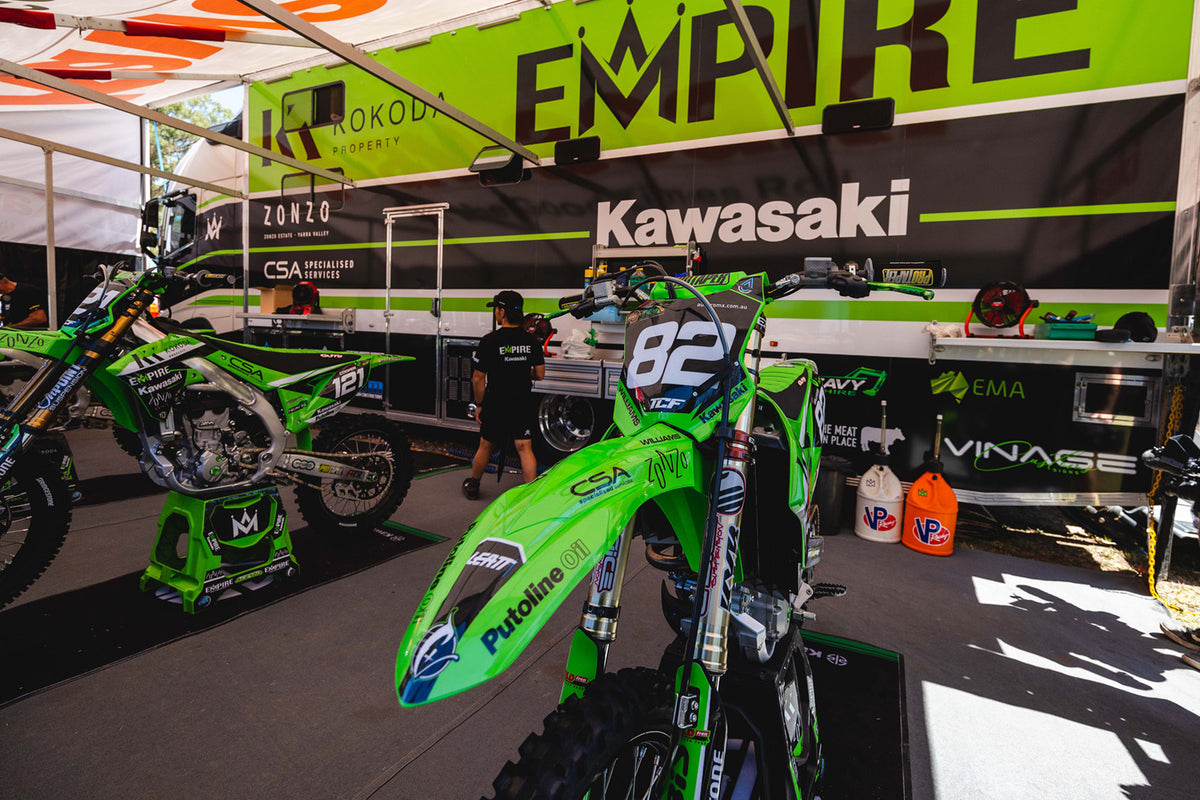 EMPIRE KAWASAKI RIDERS BATTLE THE HEAT AT APPIN PROMX SCORCHER