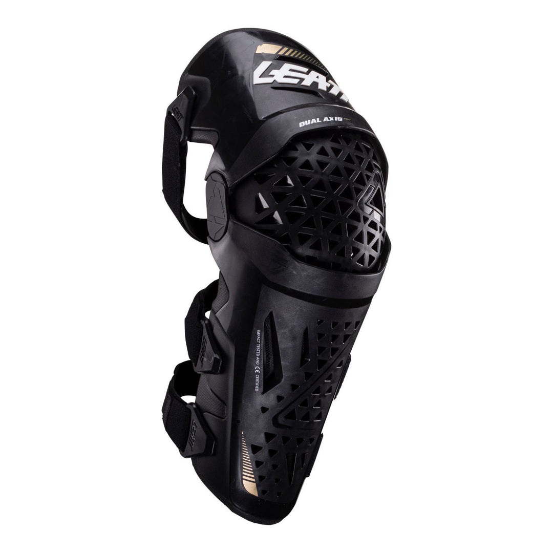 Leatt Dual Axis Pro Knee & Shin Guard- Black
