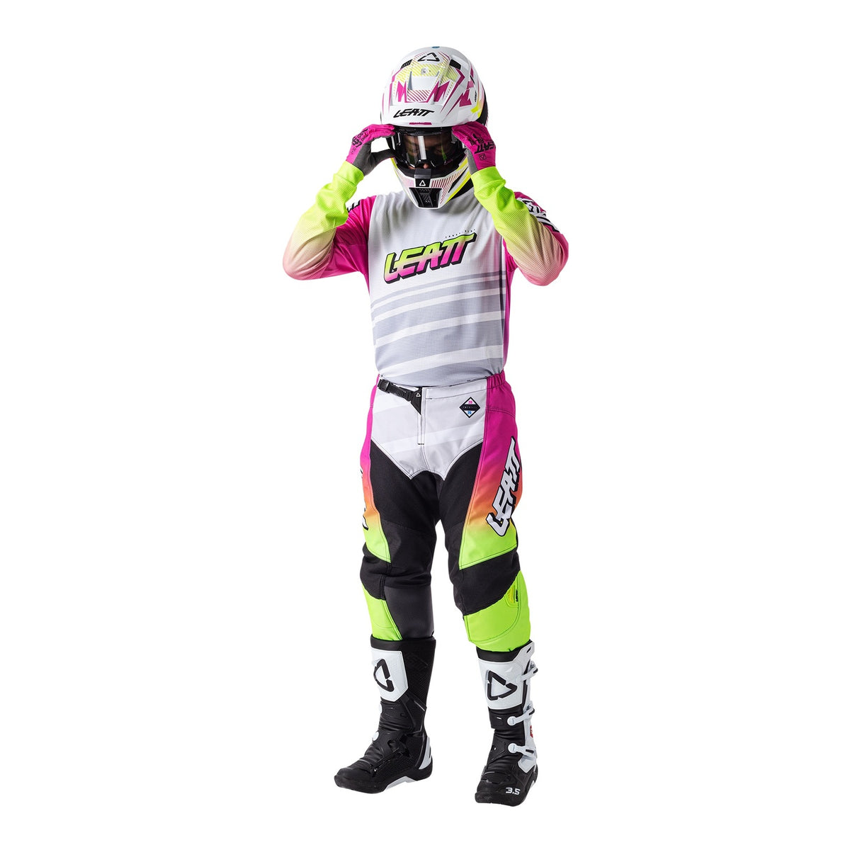 Leatt 3.5 Ride Kit - Retro Pink