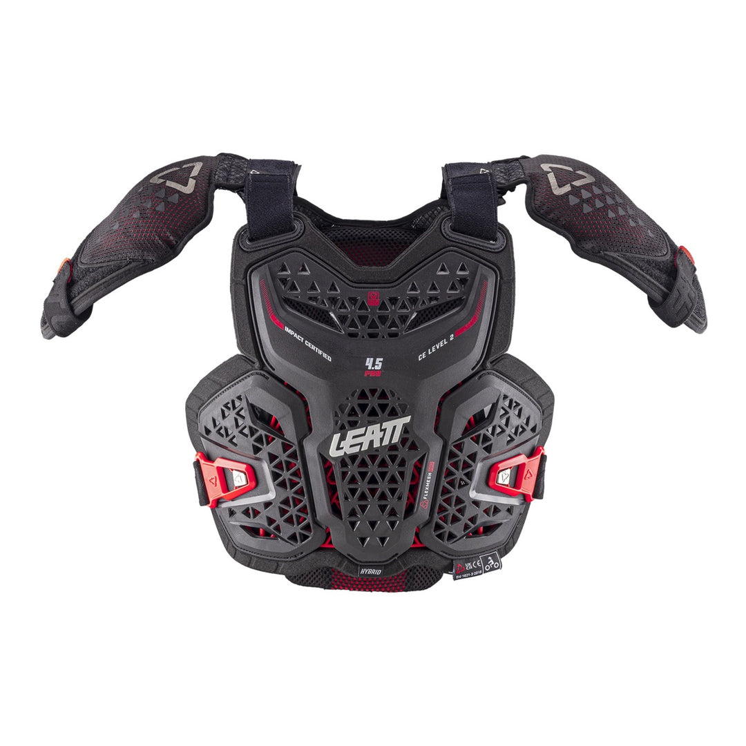 Leatt 4.5 Hybrid Pro Junior Chest Protector - Black
