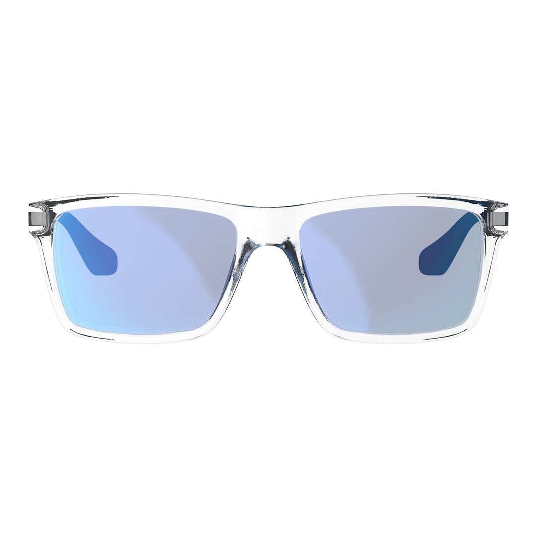 Leatt TheViz Sierra Sunglasses - Silver / Blue Polarized Blue 14 VLT